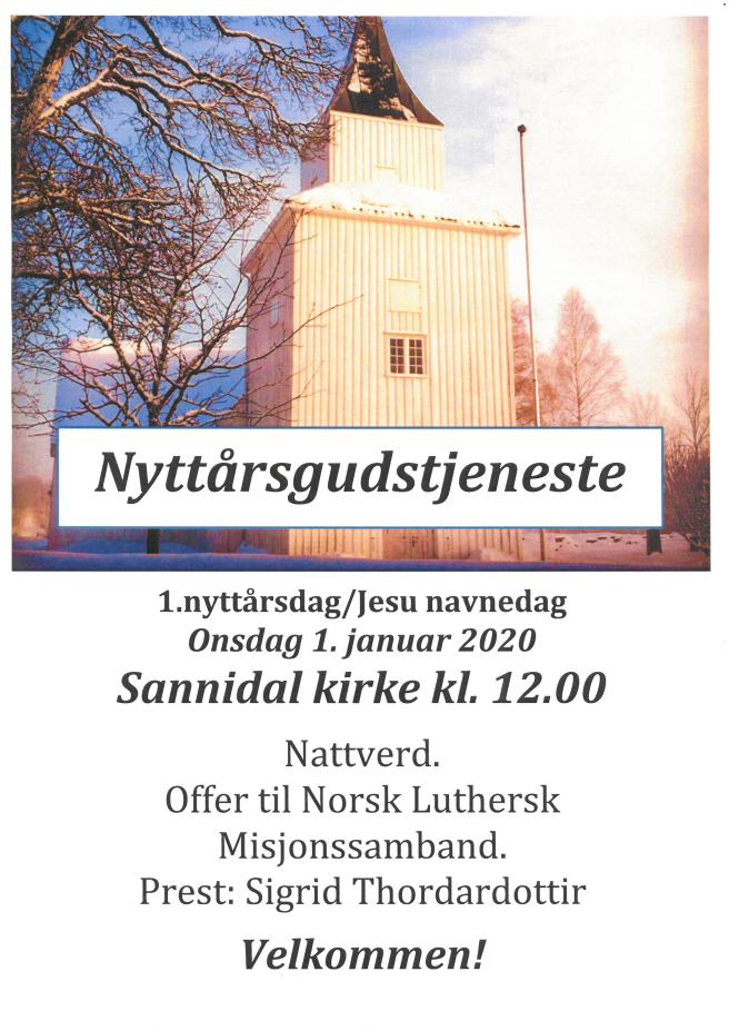 200101 Nyttårsgudstjeneste